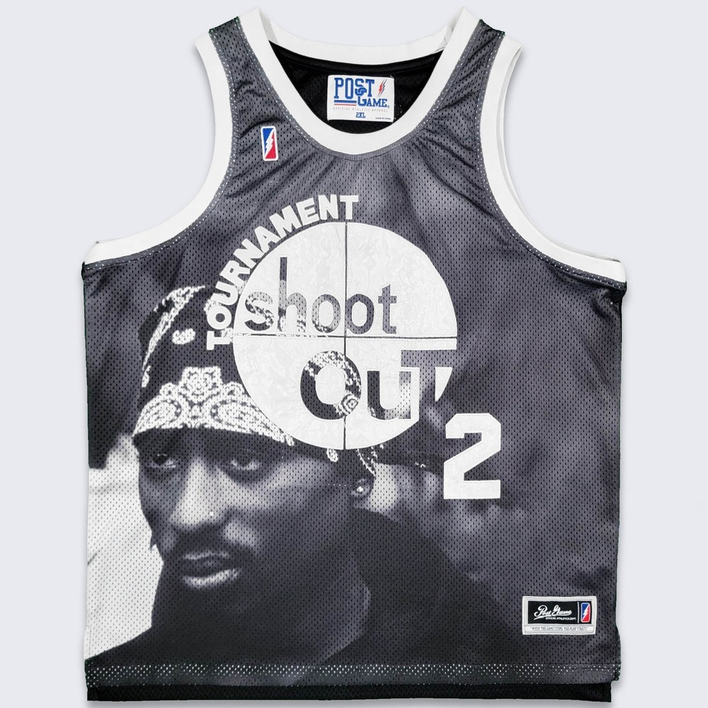 Tupac 2pac Vintage Above the Rim Post Game Rap Basketball Jersey